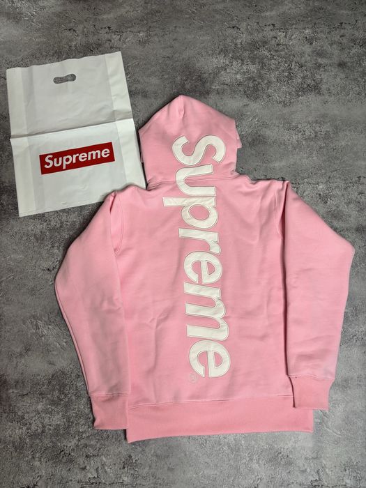 Худі Supreme pink | Рожеве худі Супрім