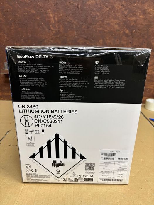 Зарядна сатнція EcoFlow Delta 3, 3 Max, 3 Classic, 3 1500