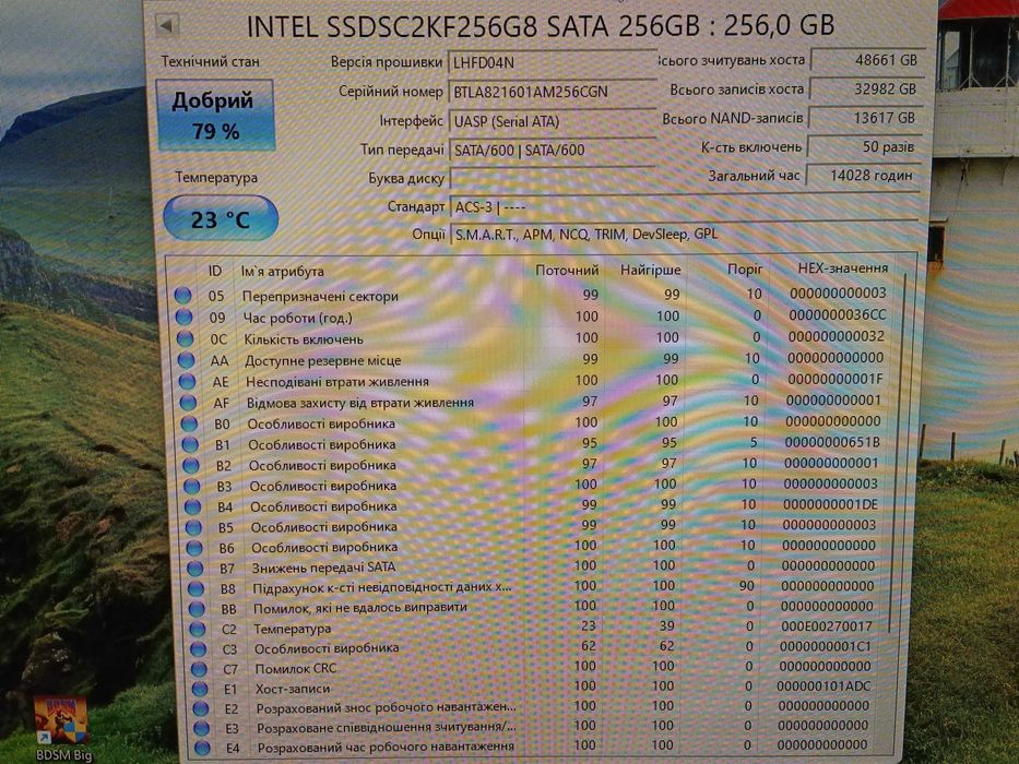 256GB SSD-накопичувач Intel Pro 5450s 2.5" SATAIII