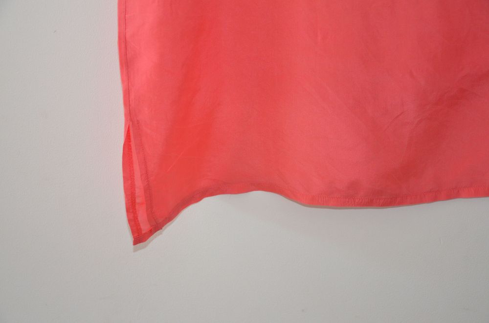 100% silk jedwab bluzka koral 44/46