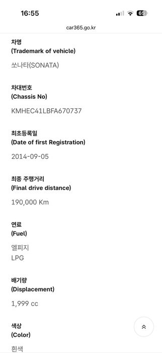 Hyundai sonata 2014 2.0lpi. Рідний пробіг 1000%.