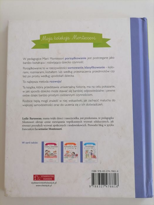 Montessori porządkujemy zabawki