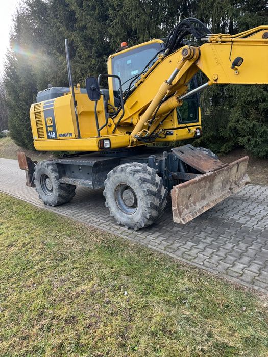 Komatsu pw 148, koparka kołowa 2010 rok 9800 mtg 2 łyżki
