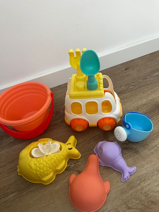 Brinquedos de praia para crianças