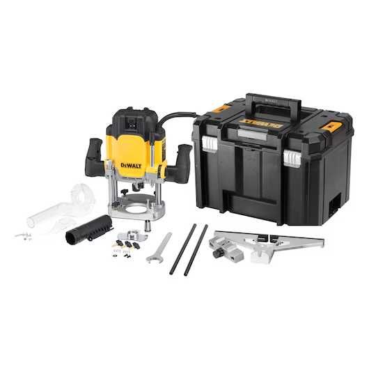 Frezarka Górnowrzecionowa DeWalt DWE625KT-QS 2300W Walizka