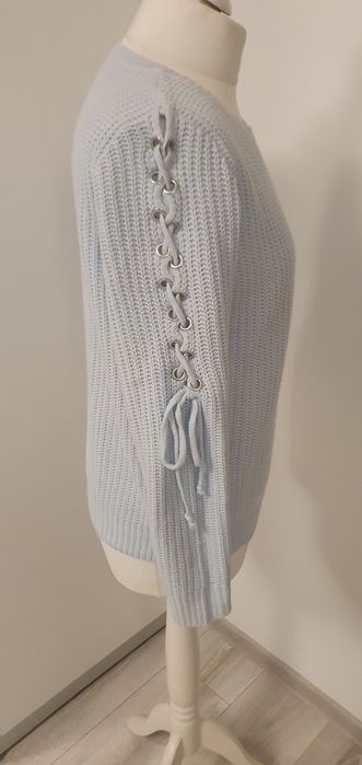 Sweter błękitny S