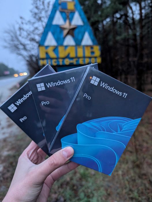 Windows 11 Pro Боксова Ліцензія Віндовс Коробка Виндовс 11 Про BOX