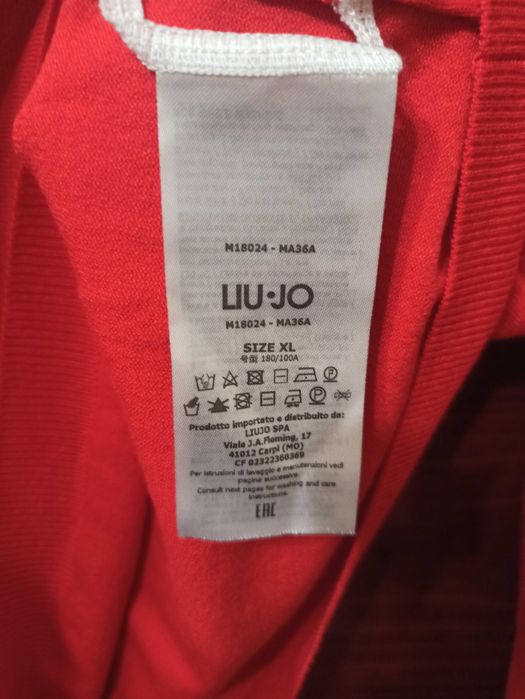 Пуловер з декорованими рукавами Liu Jo