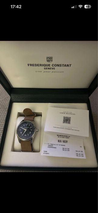 Zegarek Frederique Constant Horological Smartwatch Notify FC-282ABS5B6