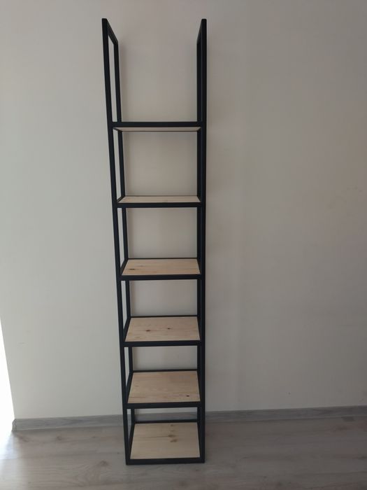 Regał metalowy loft półki