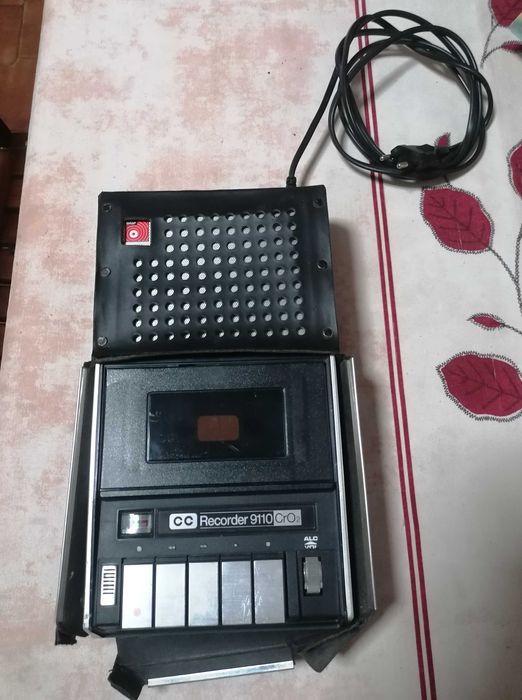 Vintage BASF Cassette Tape Recorder Model CC 9101 CRO2, Year 197364297554390019123