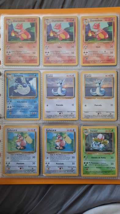 Cartas de pokemon Base Set Jungle Fossil Neos
