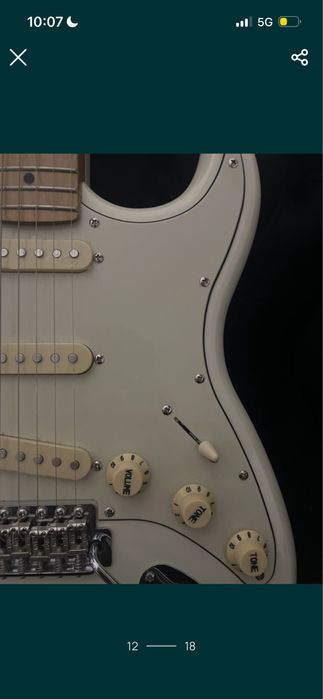 gitara elektryczna JET z wzmacniaczem i stojakiem