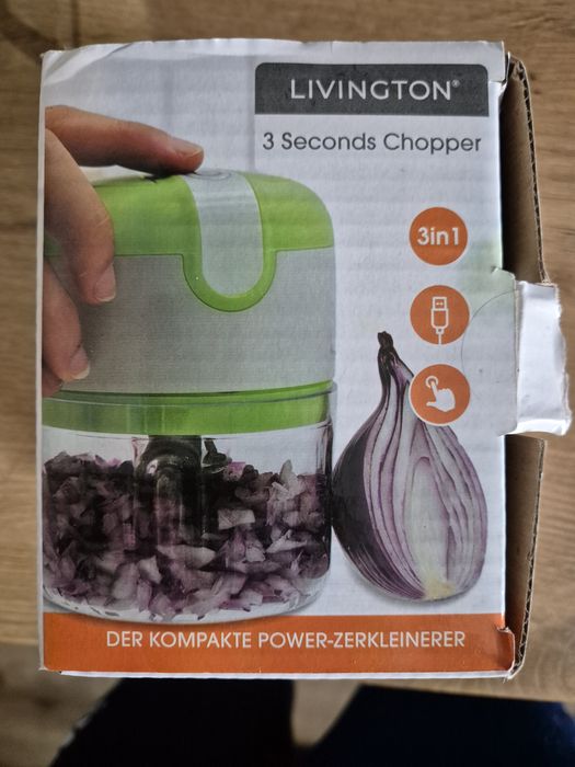 Elektryczny rozdrabniacz - Livington 3 seconds