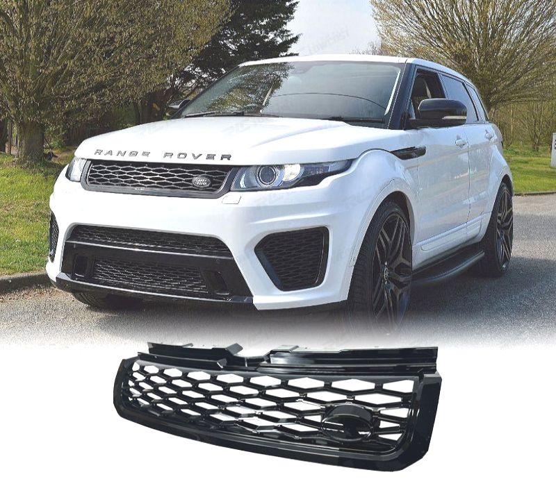 GRELHA RANGE ROVER EVOQUE LOOK SVR PRETO BRILHANTE