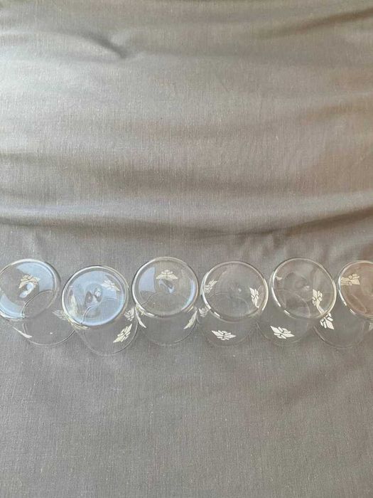 Комплект стопок "Кришталева Чарка" Стопки советские. стекло. нові 6шт