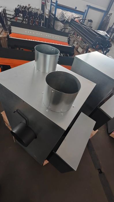 TOP Piec do 100m2 nagrzewnica warsztatowa koza na olej drewno ng20kw