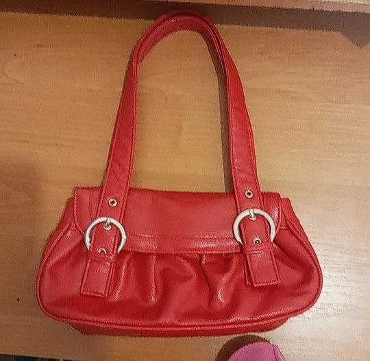 червона міні сумка (красная мини сумка винтаж y2k)