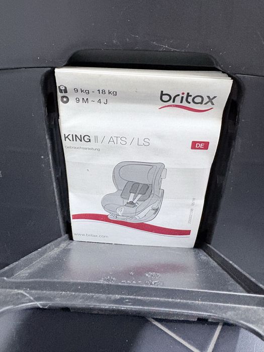 Fotelik samochodowy Britax-Romer KING II LS 9-18 kg