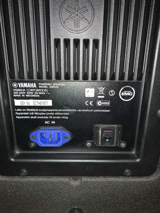 Акустичні активні колонки YAMAHA DSR-115, dB technologies, JBL eon10