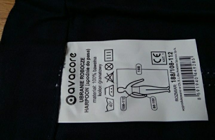 Nowe spodnie do pracy Avacore Harpoon