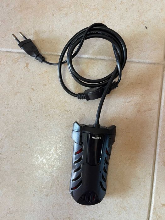 Termostato Aquecedor de aquário, 25 w / 100 w, com ecrã inteligente de temperatura LED e controlador de temperatura ajustável externo