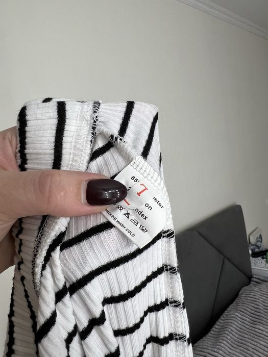 Штани брюки у рубчик трикотажні якісні палаццо широкі на резинці