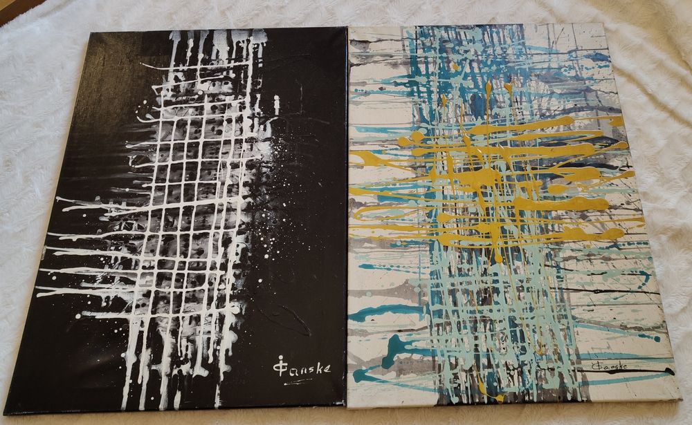 Dwa obrazy Irenę Ganske