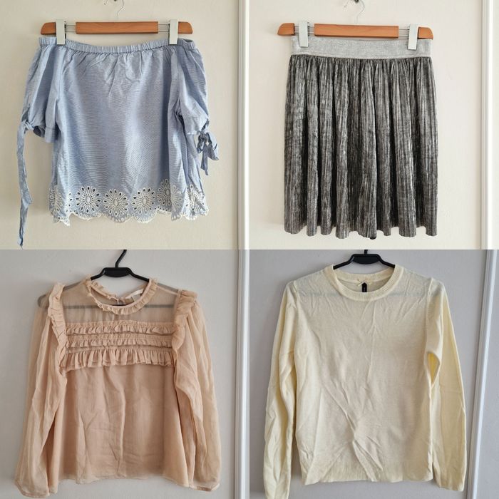 Mega paka s/xs 36 34 zara h&m primark pigalle promod french collection