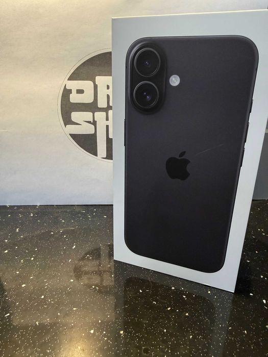 NOWY!!! IPhone 16 Czarny 128GB/Gwarancja/SklepGSM/Lach