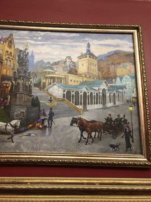 Картина маслом в рамці