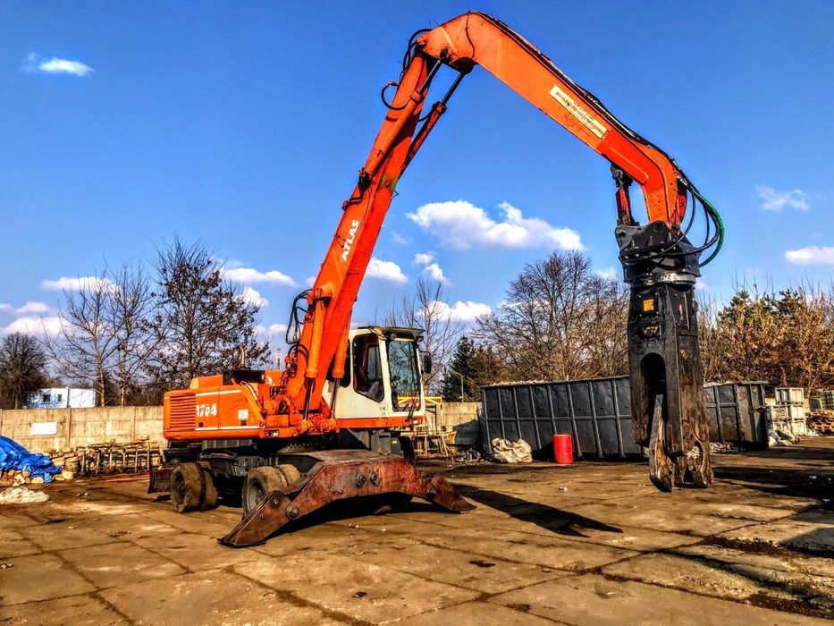 Atlas 1704MI  Koparka przeładunkowa do złomu ( Netto 99 000 zł )