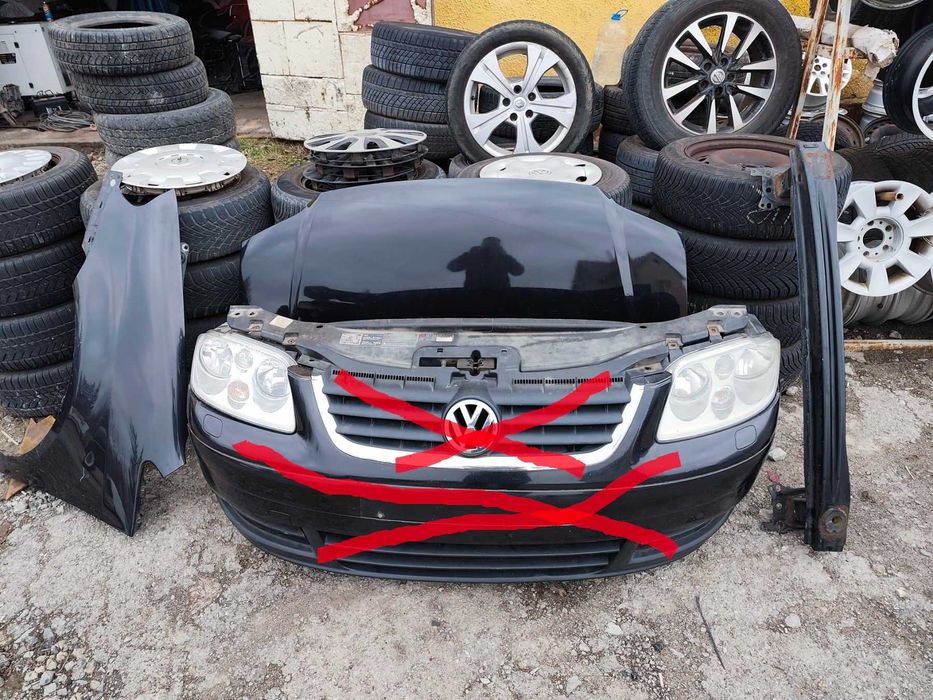 Комплект Бампер Капот Крило Фари Volkswagen Touran,Caddy 3 04-10