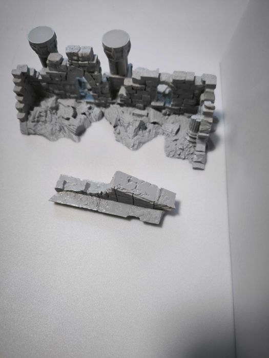 Duże ruiny 3 RPG Diorama Makieta (Zaginione Miasto)