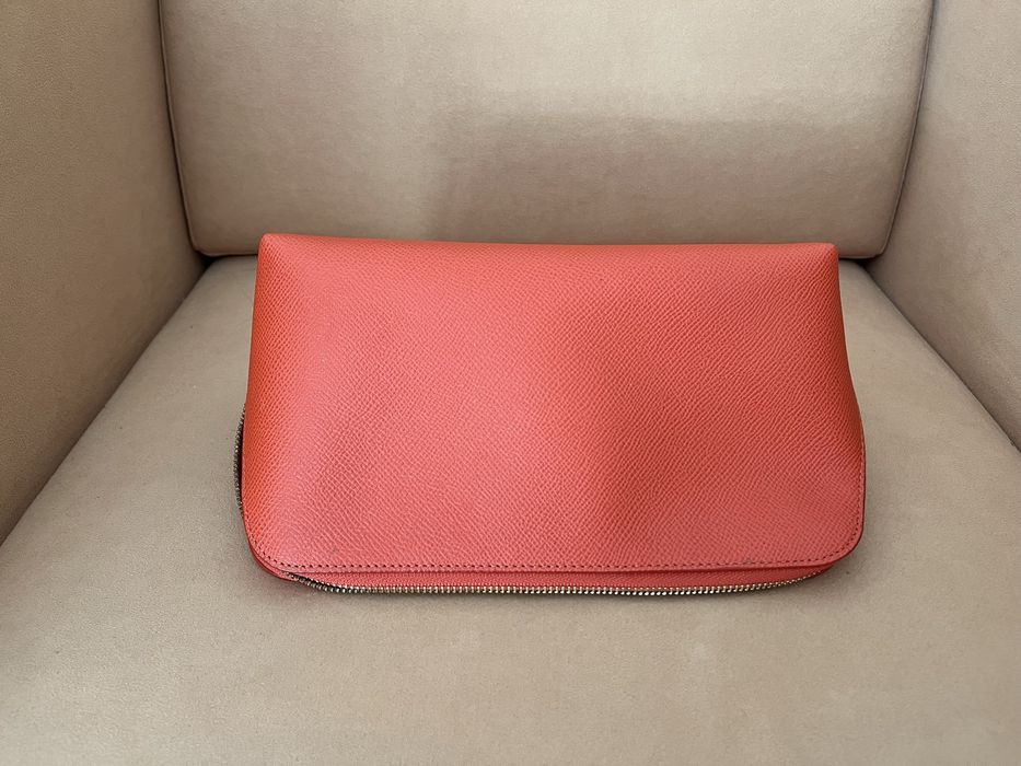 Bolsa de pele Coach laranja