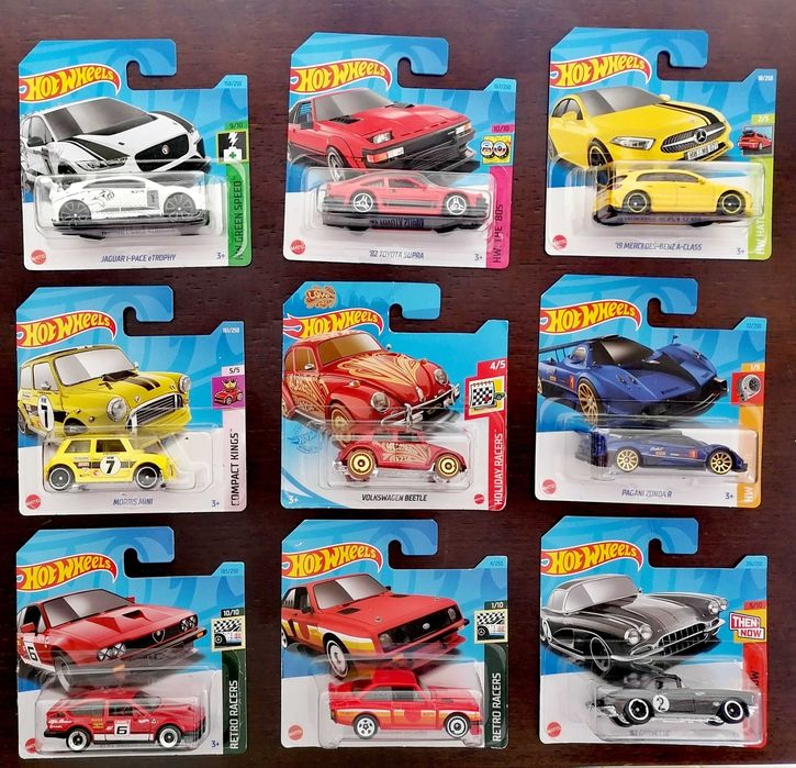 Hot Wheels Novos. Vários, Mainline. Escala 1/64