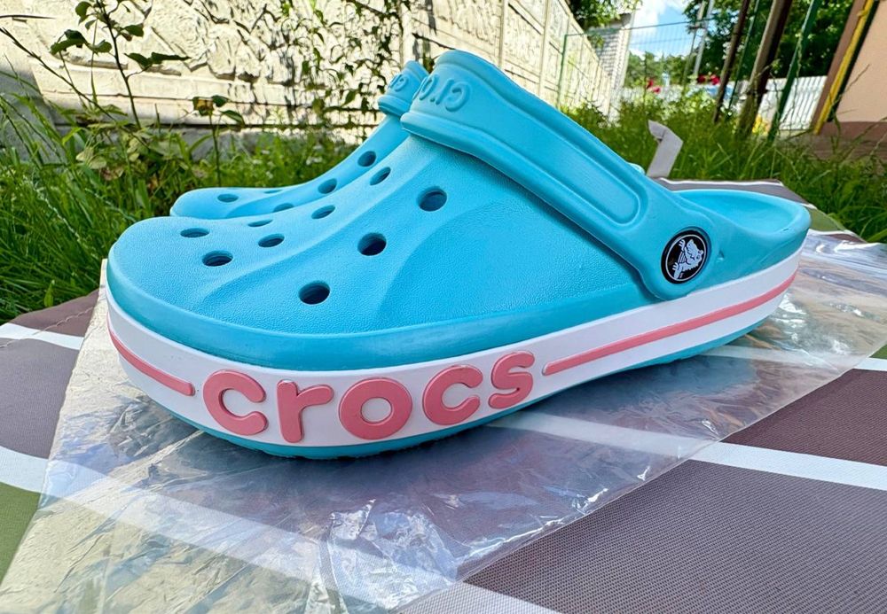 Крокси жіночі блакитні Crocs 39, 40/41 розмір оригінал