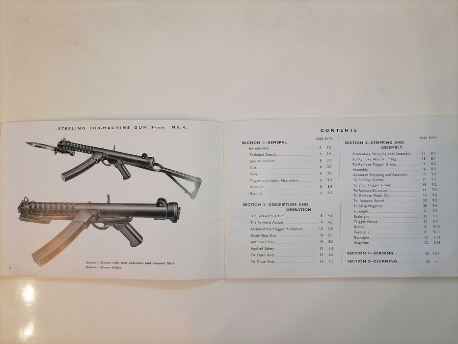 Sterling MK4 manual vintage