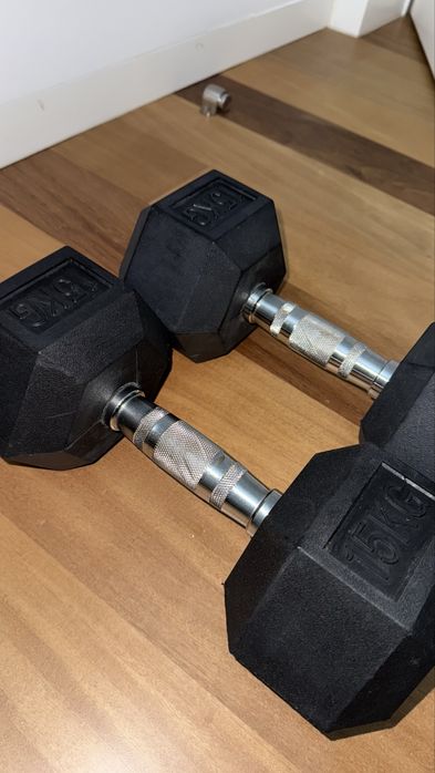 Halteres hexagonais 15kg