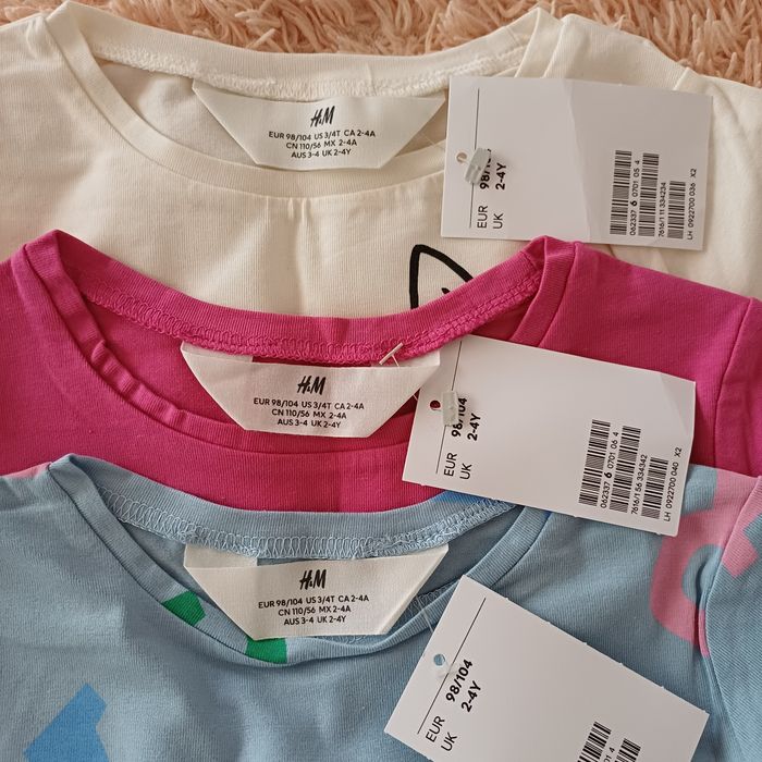 Нові реглани 2-4р H&M