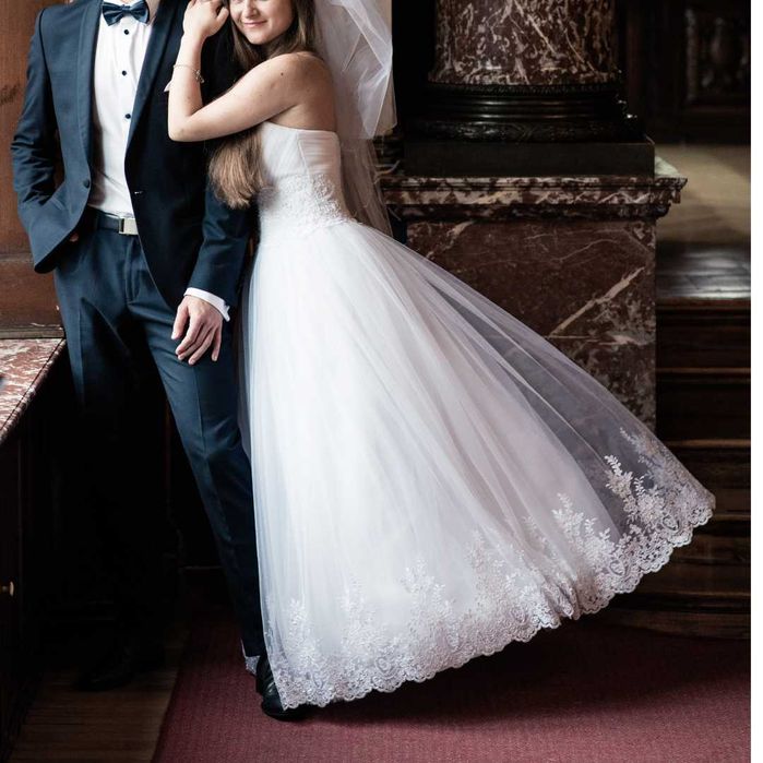 Cudna suknia w rozmiarze S - stan idealny < 3