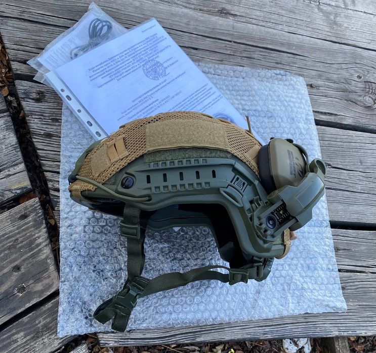 Шолом Фаст тактичний комплект. Захист для голови.