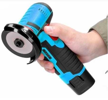 Электроболгарка  аккумуляторная болгарка 12V 2 аккумулятора с Кейсом