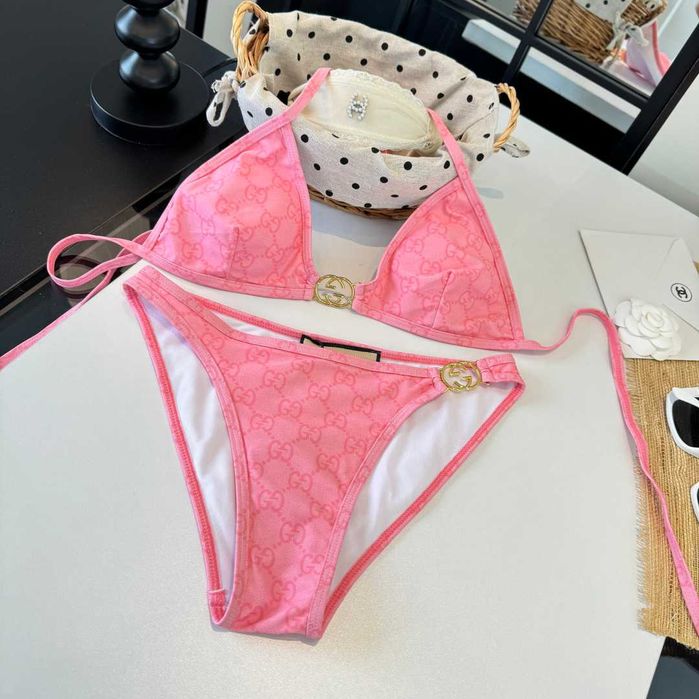 Strój kąpielowy Gucci Różowe Bikini