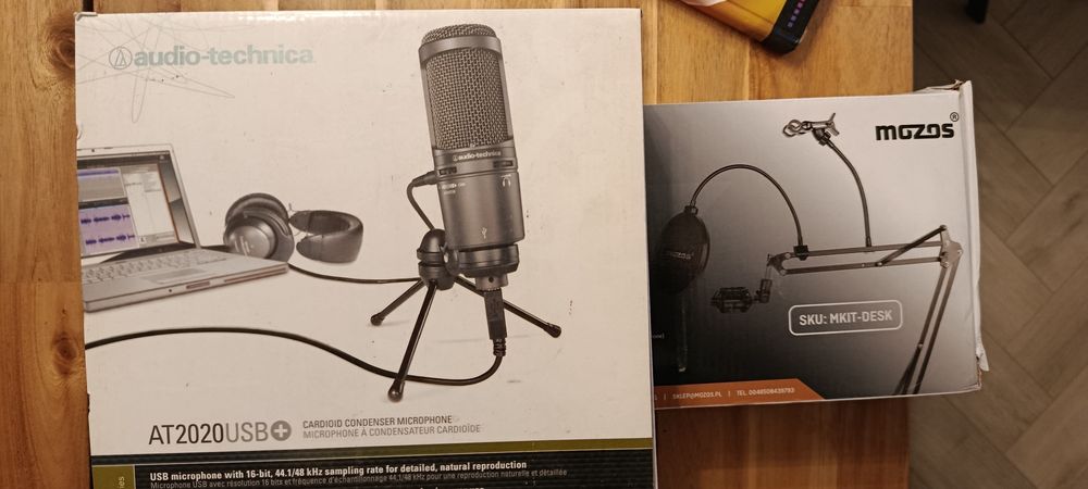Audio-Technica AT2020USB+ –  mikrofon pojemnościowy