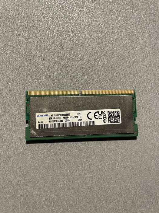 DDR5 8GB SODIMM 1Rx16 PC5-4800B-SC0 Samsung Korea