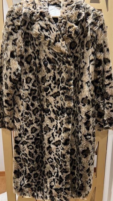 Casaco Teddy padrão tigresse