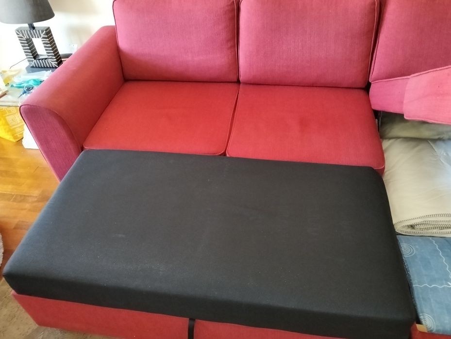 Vendo conjunto de sofá cama e cadeirão