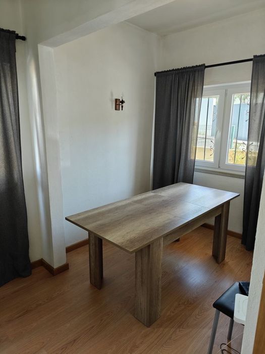 Mesa de jantar extensivel carvalho cinza