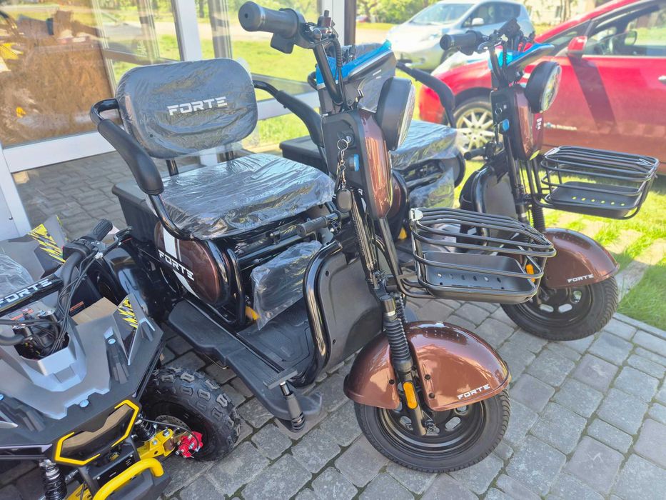 НОВИЙ‼️Трицикл 1000w акумуляторний Forte Family-WN1060